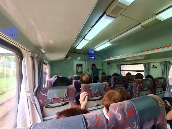 Shuttle Tebrau Train Interior