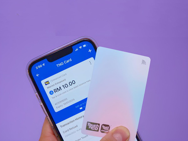 Touch N Go eWallet and NFC Card